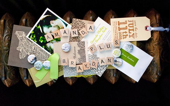 SCRABBLE Wedding Invitations There's no better way to show your dedication