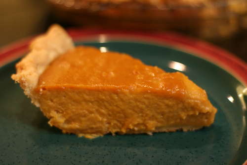 Nontraditional pumpkin pie recipe