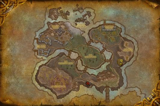 world of warcraft map with levels. Tag wow-cataclysm-map post map