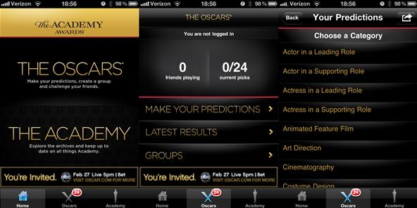 How To Make Your Oscar Night Interactive with 2 Apps for Your iPhone