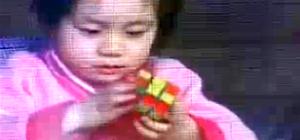 What's This Chinese Baby Been Eating? 3-Year-Old Solves Rubik's Cube in 114 Seconds