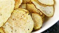 Potatoes + Microwave = Lazy Man's Gourmet Chips