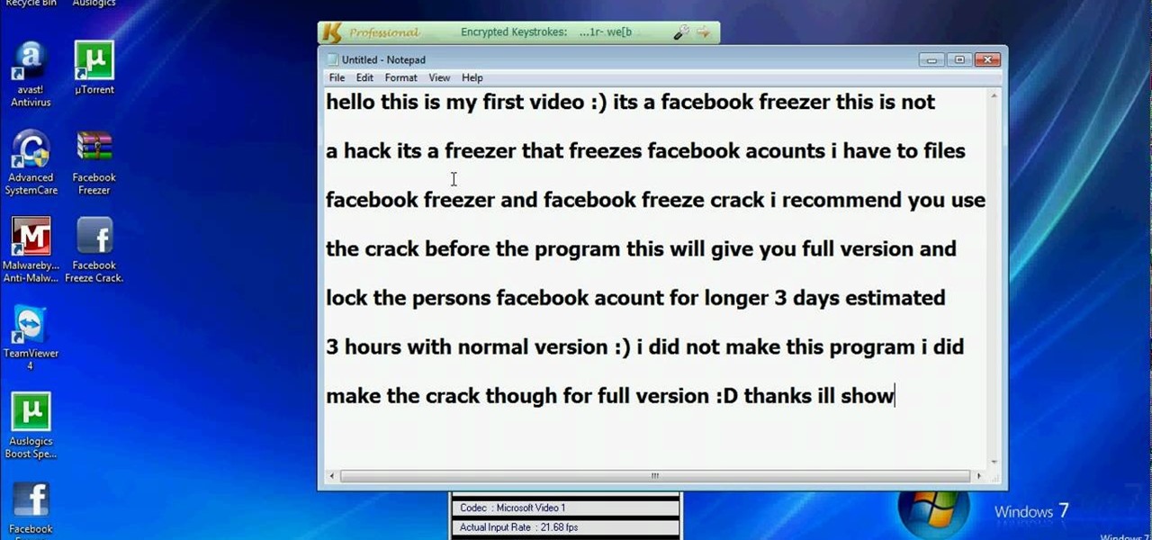 Facebook Password Cracker V2.0 Free Download Software