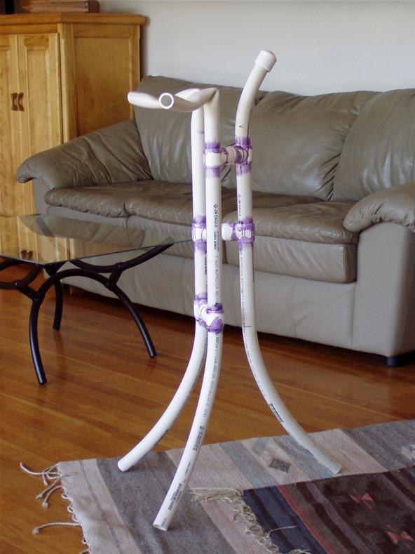 Out of PVC Pipe Bike Rack