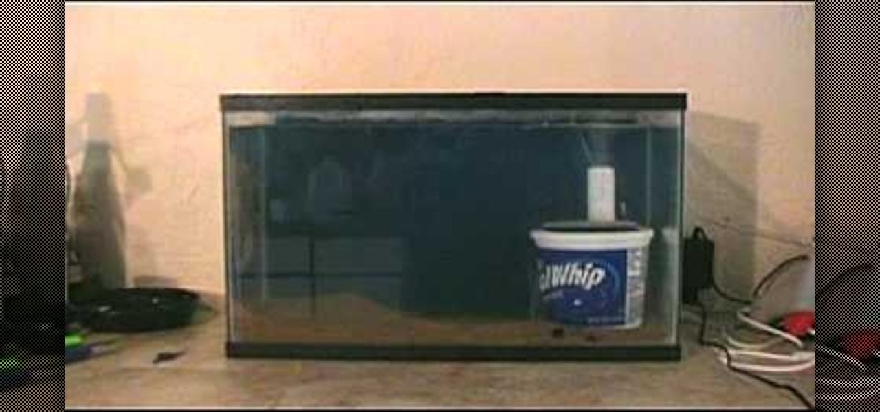 How to Make a homemade fish aquarium filter « Fish