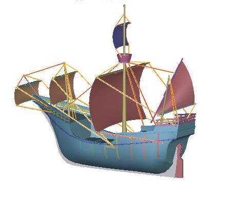  To Recreate Models Of Christopher Columbuss Sailing Ships From 1492