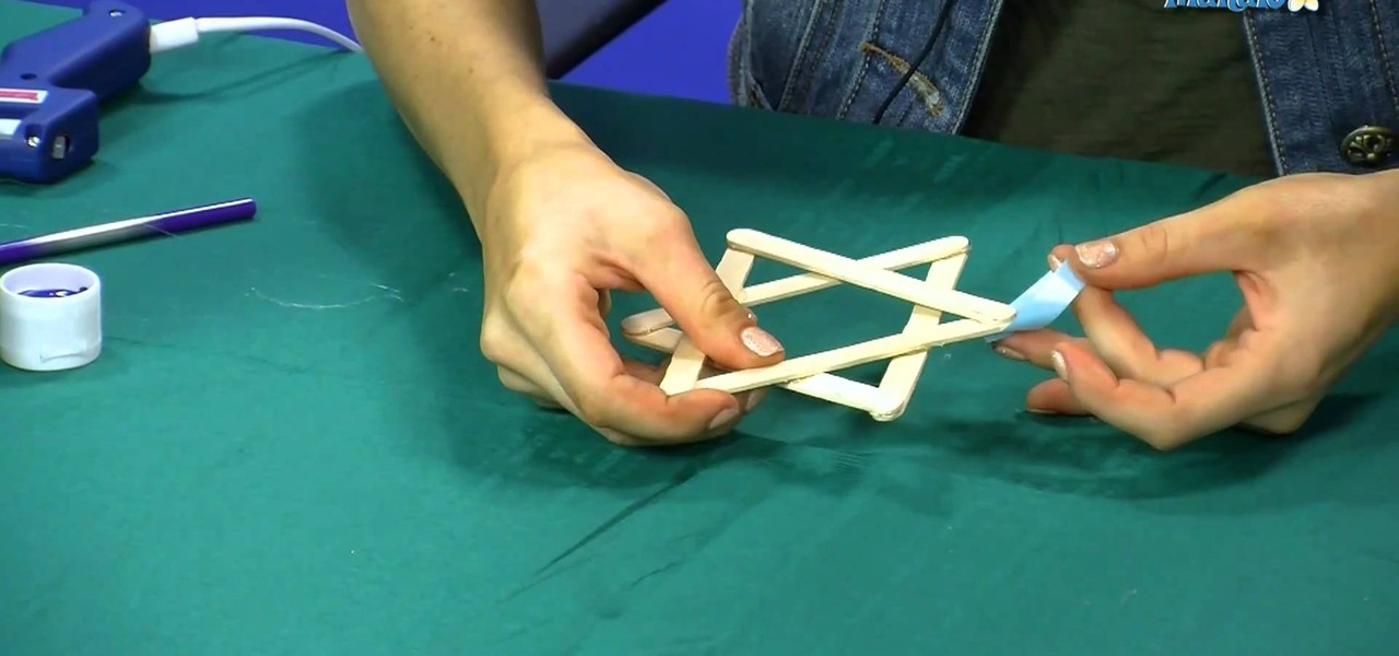 How to Make a Star of David with popsicle sticks « Holidays