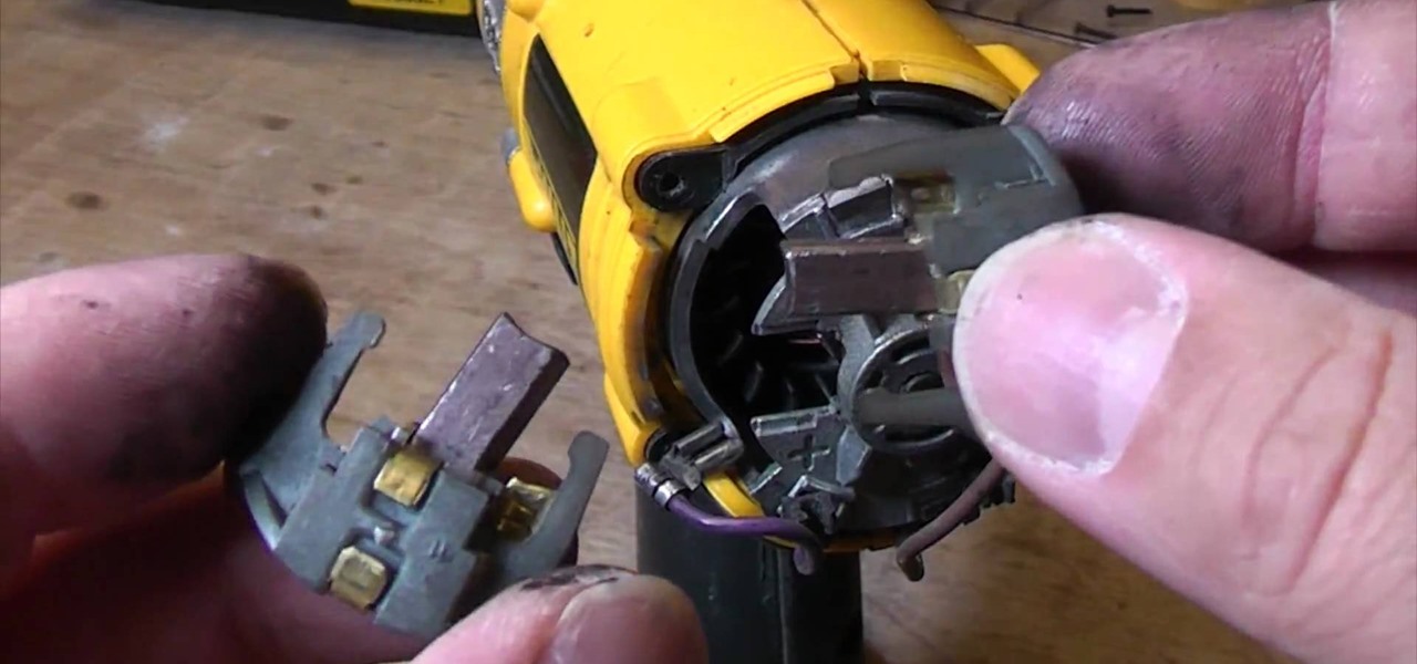 How to Replace brushes on a DeWalt DW988 18v cordless drill « Tools 