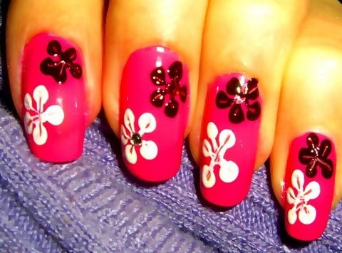Create nail flowers for nail art designs Click through to watch this video