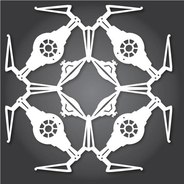 60+ Free Paper Snowflake Templates—Star Wars Style! « Christmas Ideas