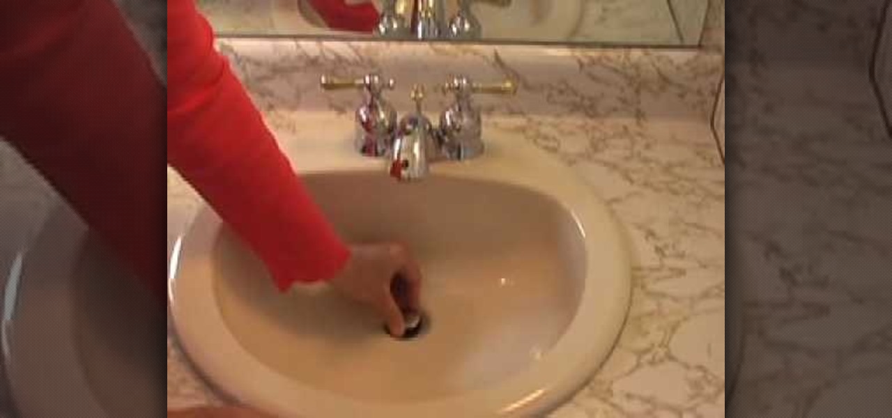 How to Unclog a sink drain Â« Plumbing & Electric