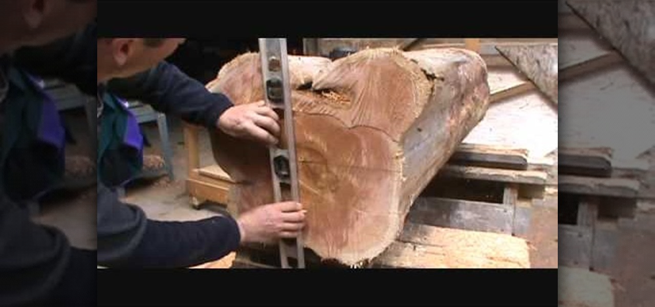 Cedar Log Bench