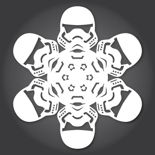 51 Free Paper Snowflake Templates—Star Wars Style! « Christmas Ideas