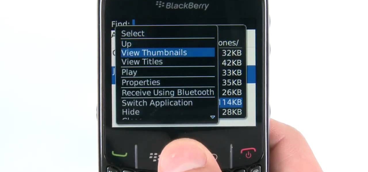 Configuration Wifi Blackberry Curve 8520