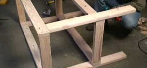 How to Build a garage workbench « Furniture & Woodworking