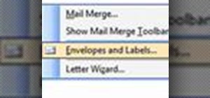 How To Make Address Labels From An Excel Worksheet
