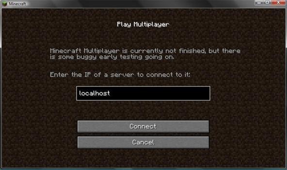 Minecraft Beta Multiplayer Server Timed Out