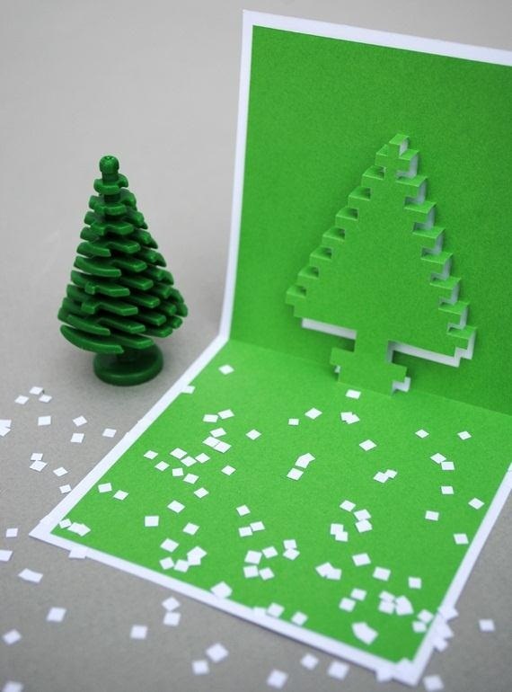 Forget Hallmark—Save Money by Making These Awesome Popup Pixel Christmas Cards « Christmas Ideas