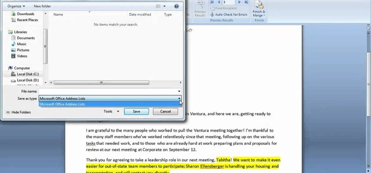 how to write a formal letter using microsoft word 2007