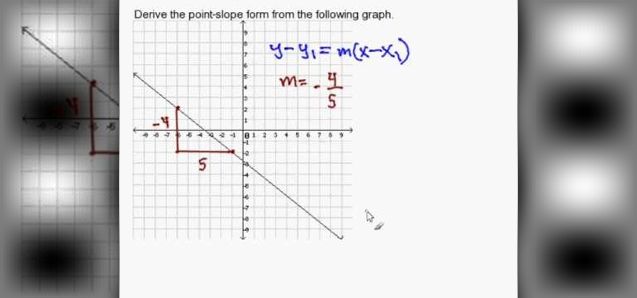 Slope formula homework help