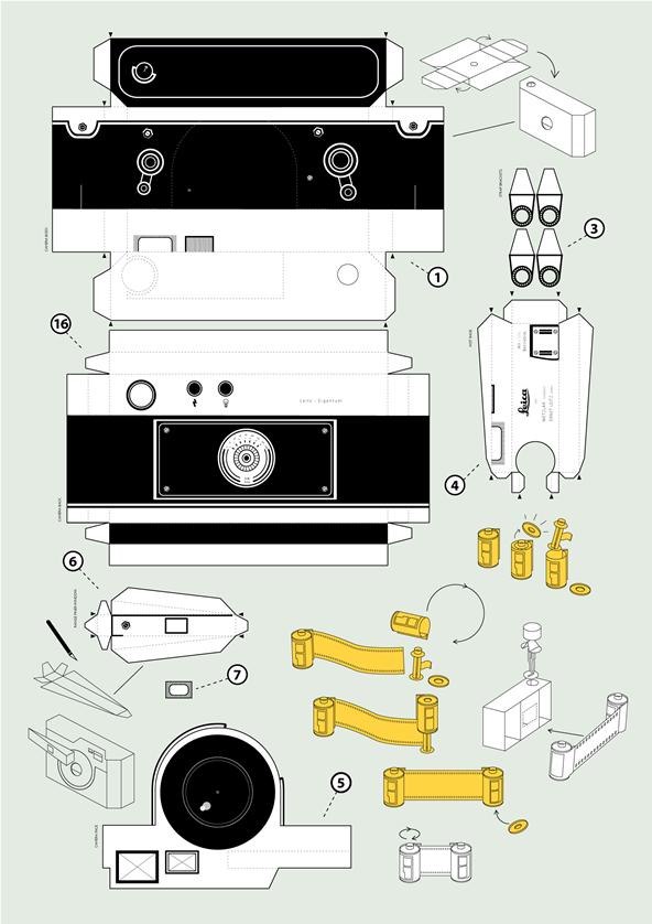 Papercraft Camera Templates