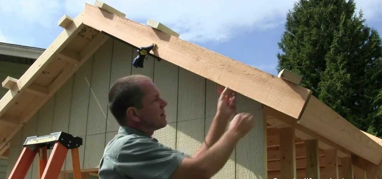 10/13/13--10:51: How to Build a Shed, Part 11: Installing Fascia 