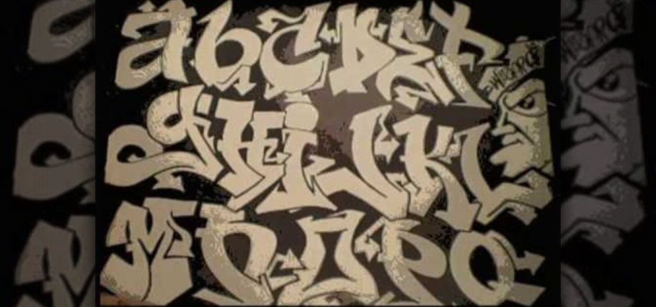 How to Draw a graffiti alphabet for beginners « Graffiti & Urban Art title=