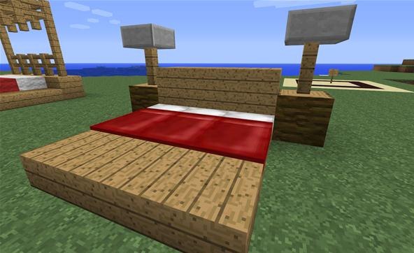Minecraft Cool Bed Designs