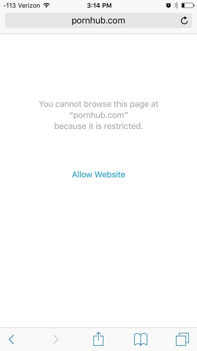 Cara Blok Situs Porno pada iPhone Anda