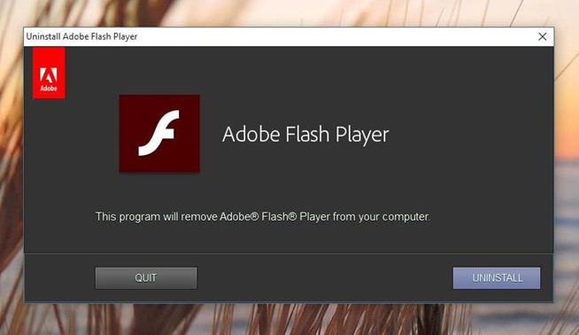 Uninstall Flash Player -  9