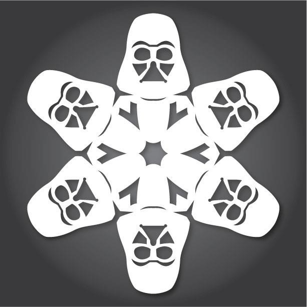 51 Free Paper Snowflake Templates—Star Wars Style! « Christmas Ideas