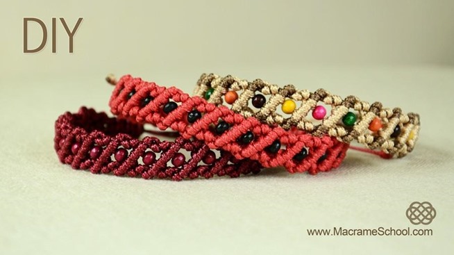 macrame bracelet