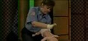 Clear an infant's airway with CPR