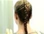 Dutch braid hair