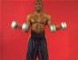 Exercise with the underhand dumbbell bicep curl