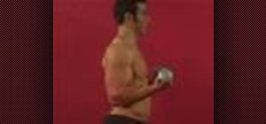 Exercise with the dumbbell wrist curl