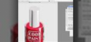 Create a glass nail polish bottle in Photoshop