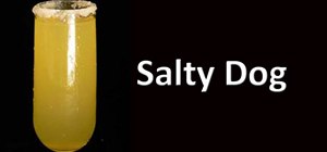 Make a Salty Dog cocktail