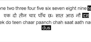 Say numbers 1-10 in Hindi
