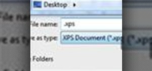 Create an XPS document in Word