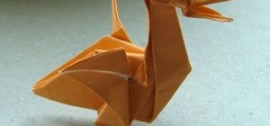 Origami a pelican