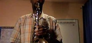 Practice high end exercises on the sax