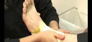 Properly tape an ankle