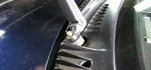 Repair a windshield wiper arm on a Saturn S-Series car