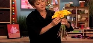 Make a calla lily hand tied bridal bouquet