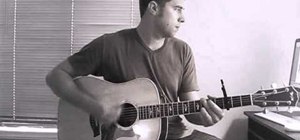Play Colbie Callait's "I Never Told You" on the acoustic guitar