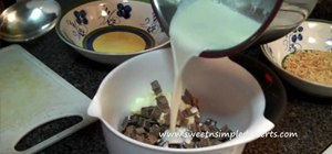 Make incredibly simple chocolate truffles