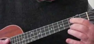 Play a 12-bar blues pattern on the ukulele