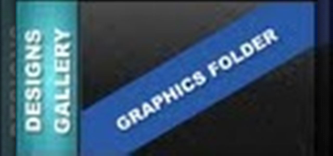Use Xara Web Designer 7 Premium Graphics Folder in Designs Gallery