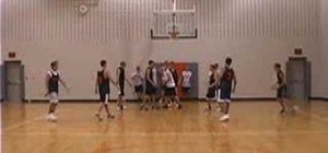 Train for basketball with the five man shell drill
